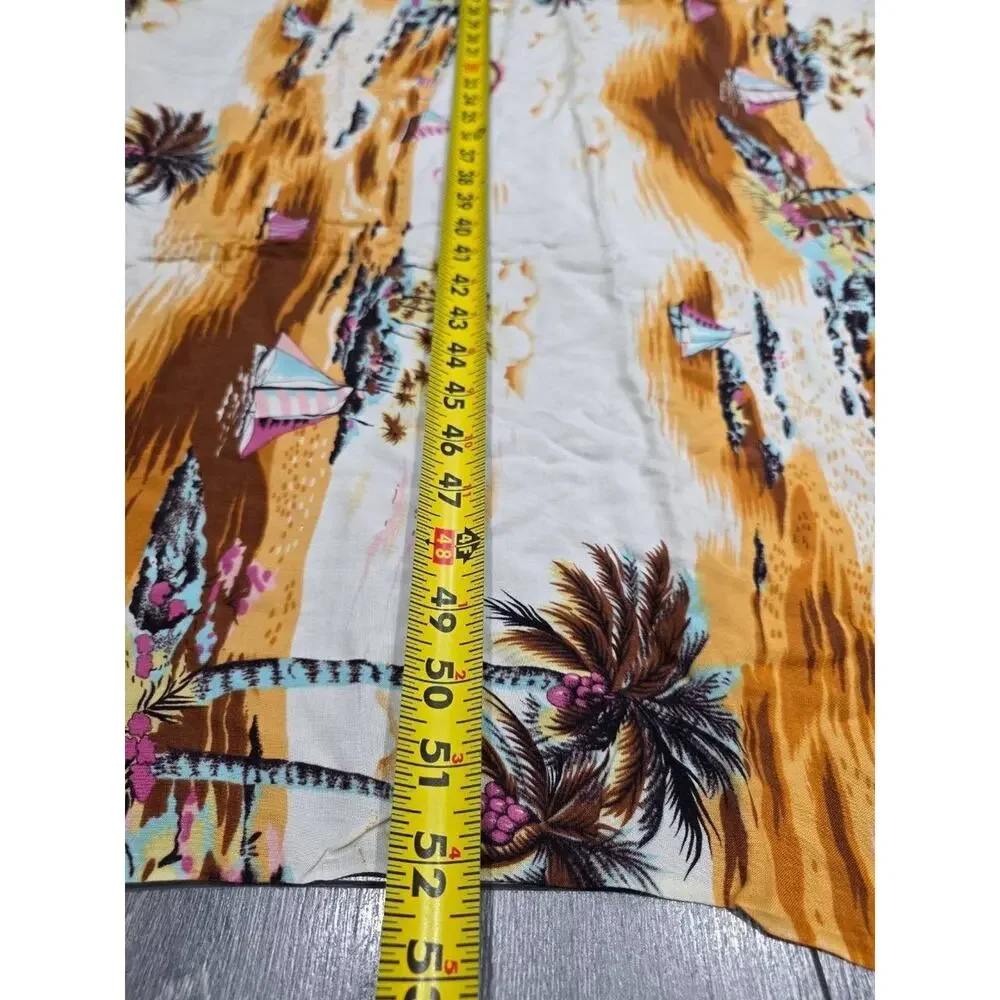 Scarf COASTAL PALM BEACH WIDE COVER UP Y2K PREPPY WOMEN A009369